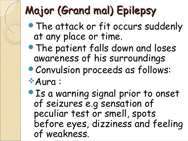 major epilepsy