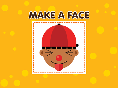 make a face