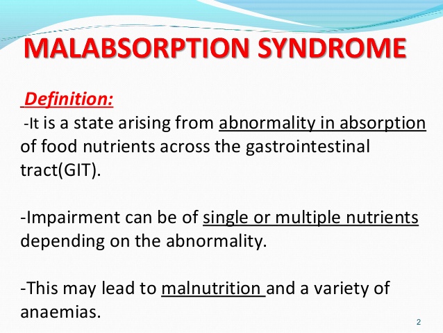 malabsorption syndrome