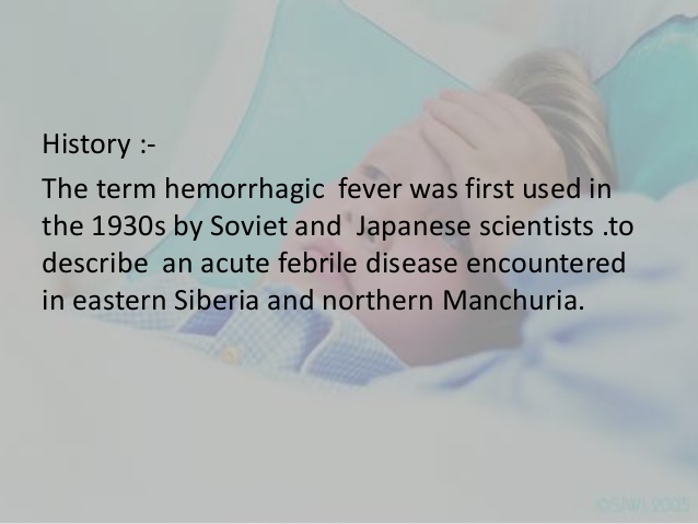 manchurian hemorrhagic fever