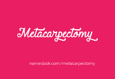 metacarpectomy