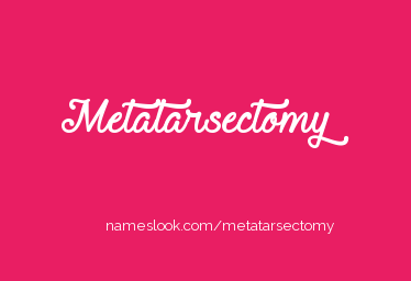 metatarsectomy