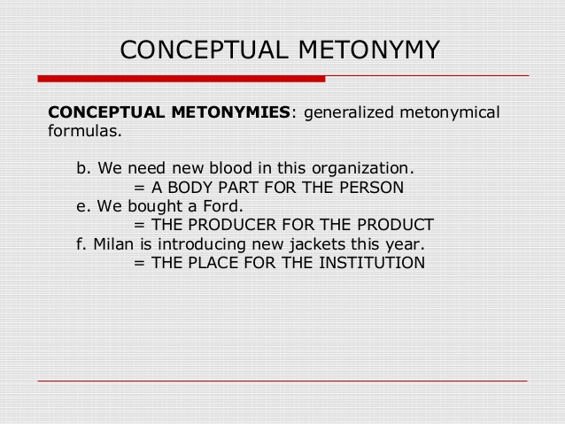 metonymies