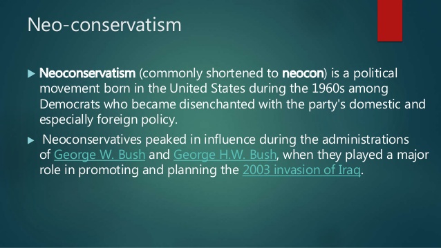 neo-conservatism
