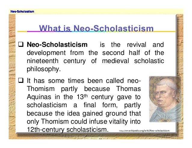 neo-scholasticism