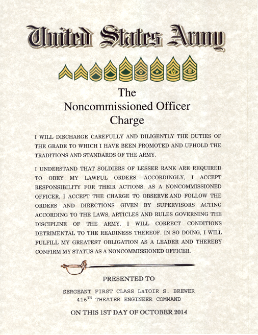 noncommissioned officer