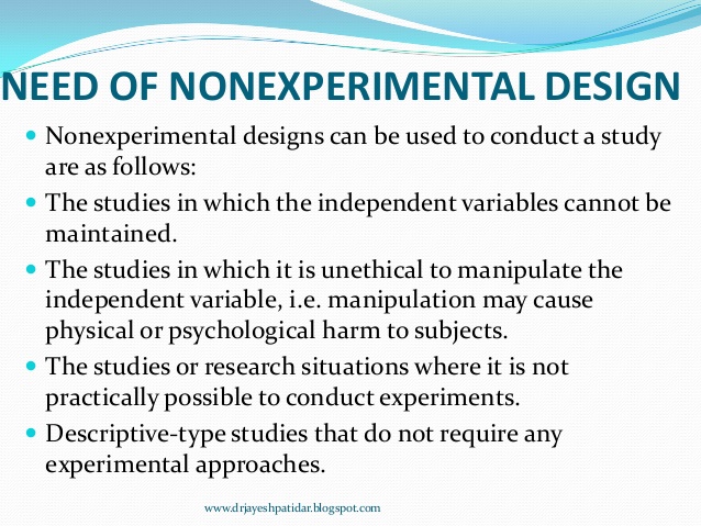 nonexperimental