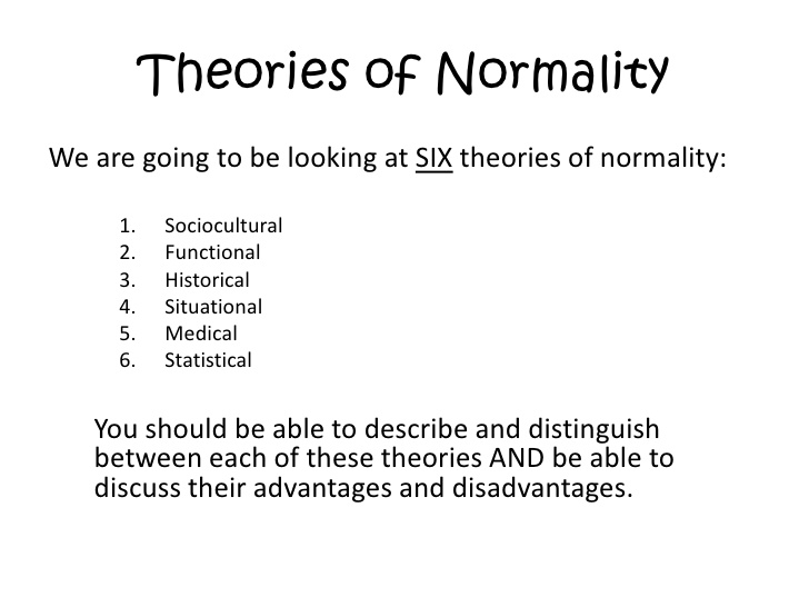 normalities'