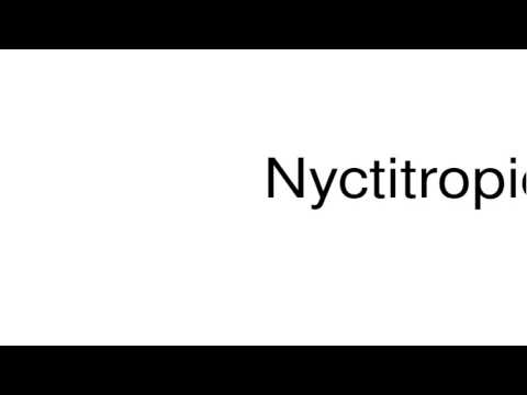 nyctitropic