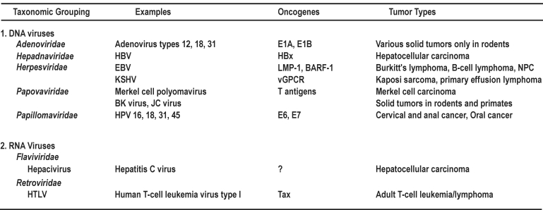oncogenic virus