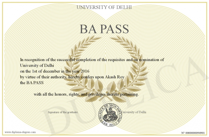 pass degree