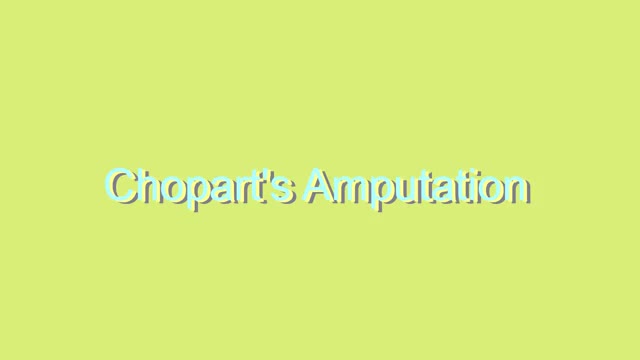 periosteoplastic amputation