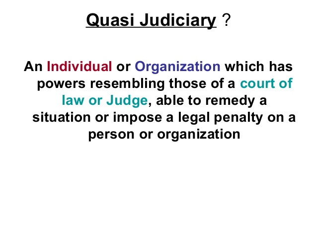 quasi-judicial
