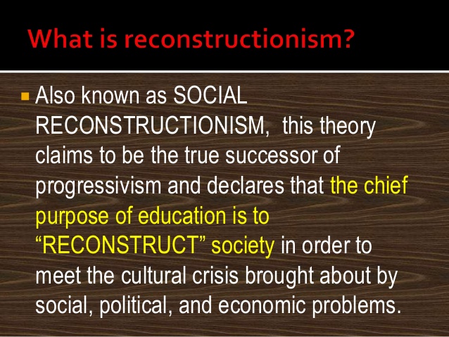 reconstructionism