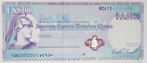 traveller’s cheque