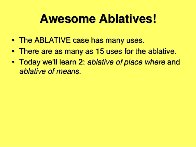 ablative