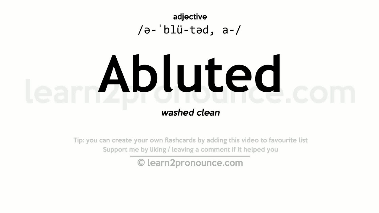 abluted