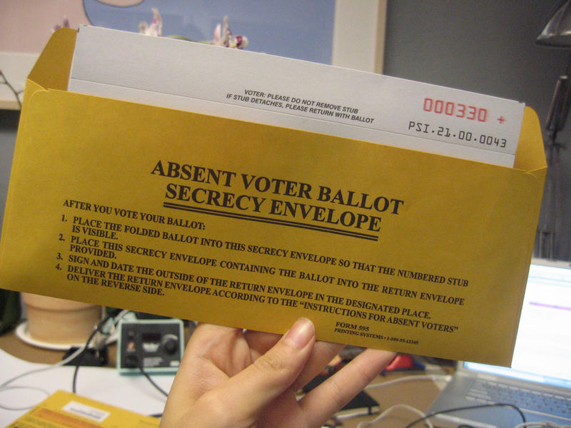 absentee ballot