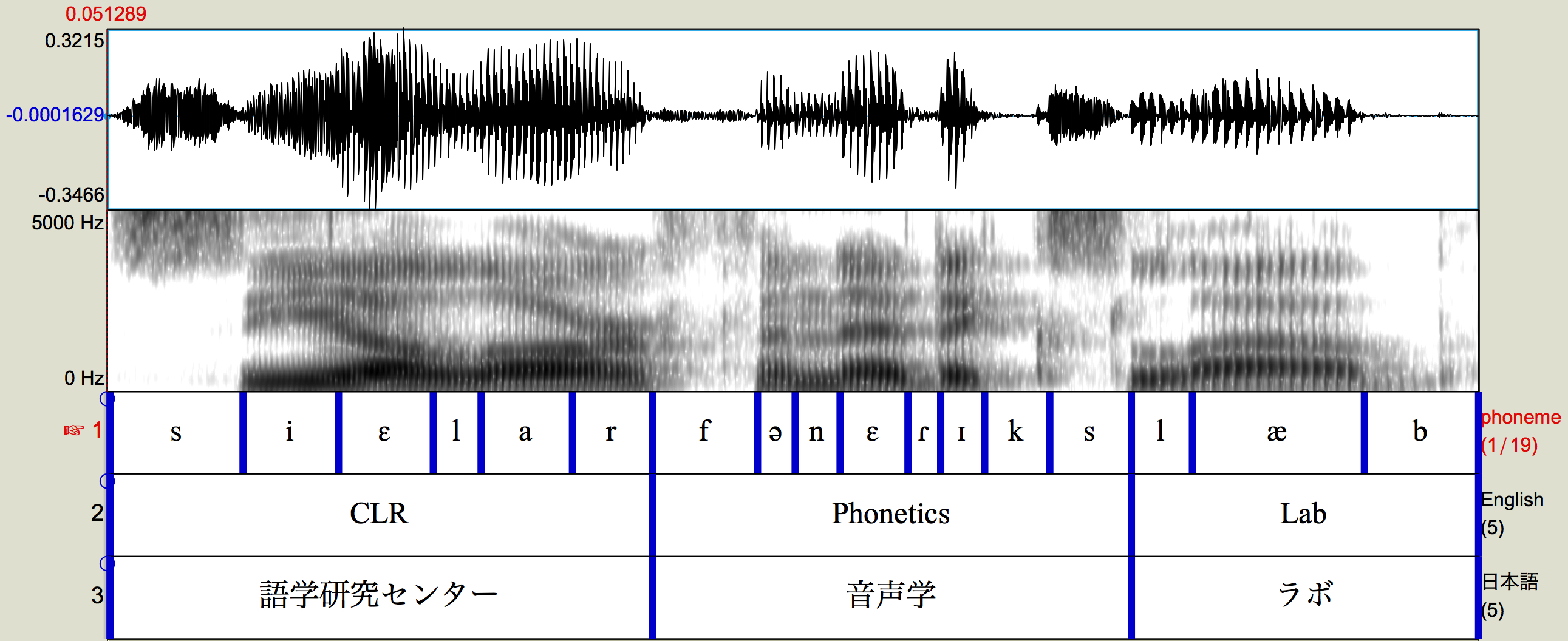 acoustic phonetics