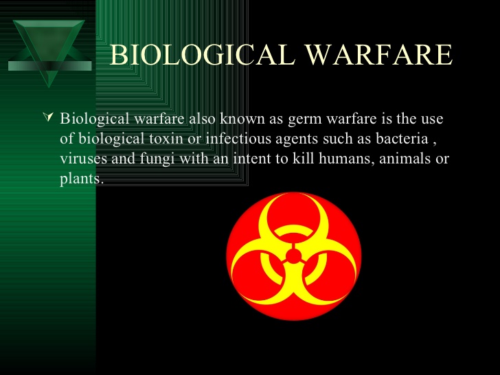 bacteriological warfare