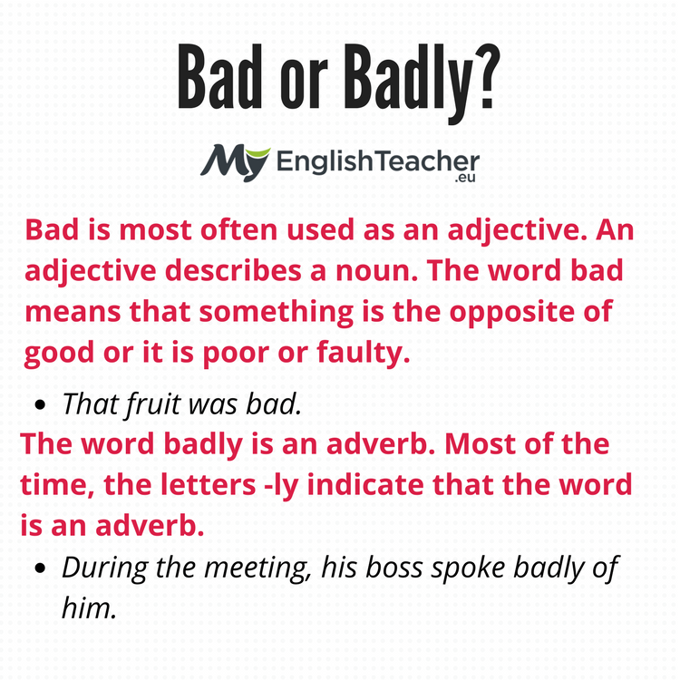 Badly adjective. Bad badly. Bad badly разница. Наречие badly. Bad наречие в английском.