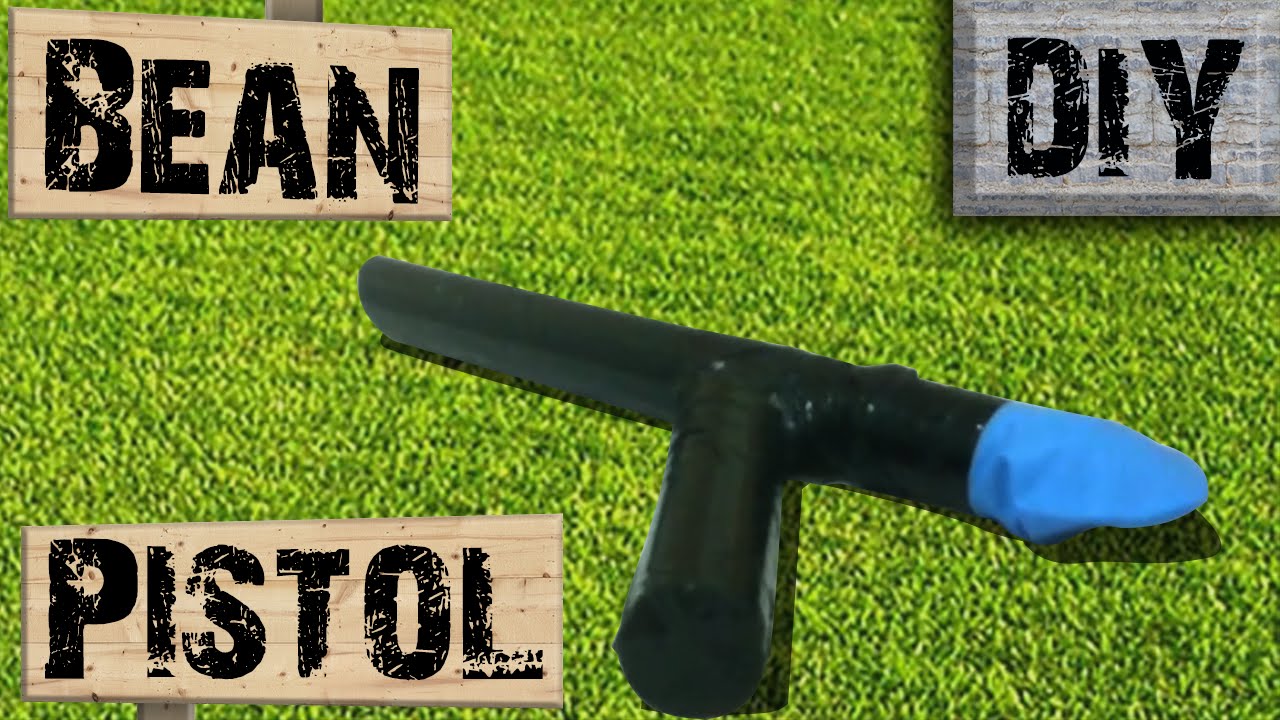 How to make a Bean Shooter - Pistol (Quick and easy)