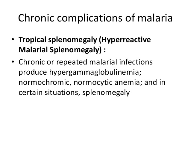 chronic malaria