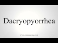 dacryopyorrhea