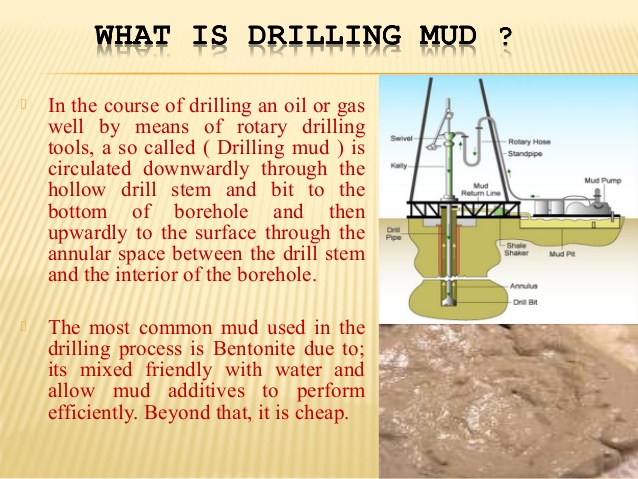 drilling mud.
