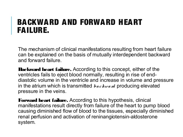 forward heart failure