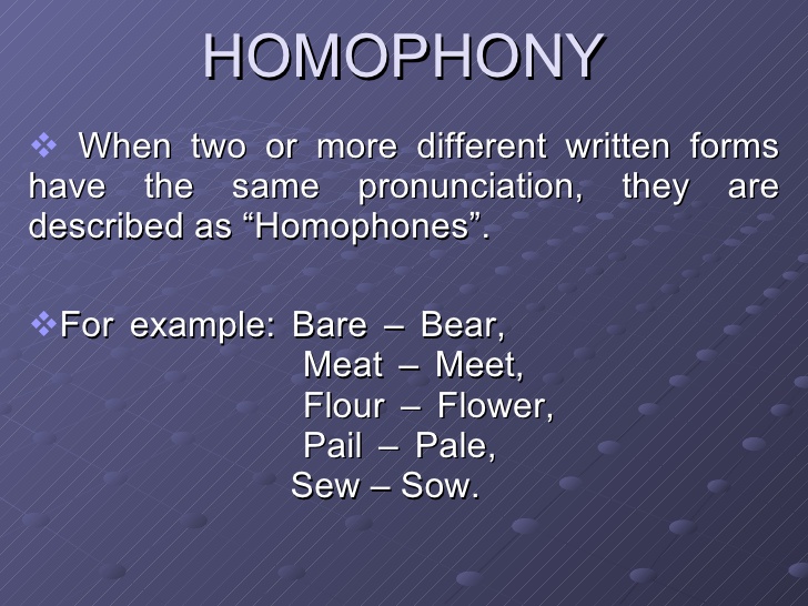 homophony