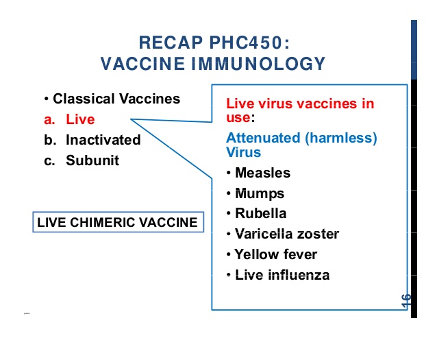 live vaccine