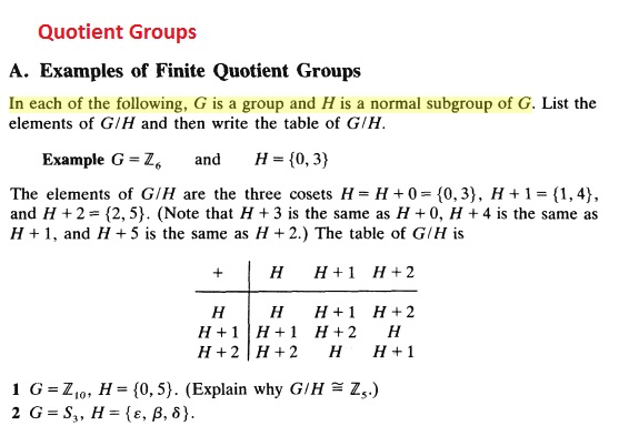 quotient group
