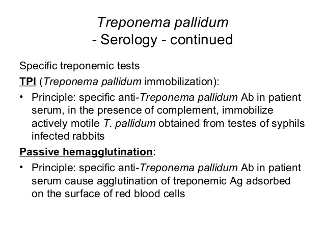 treponema pallidum immobilization test