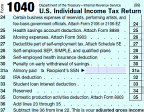 form 1040 Adjusted Gross Income