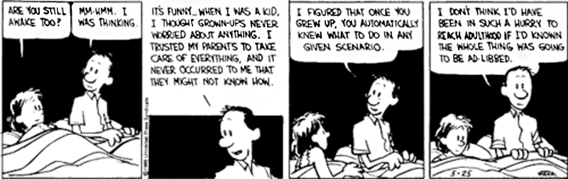 Adulthood via Calvin and Hobbes