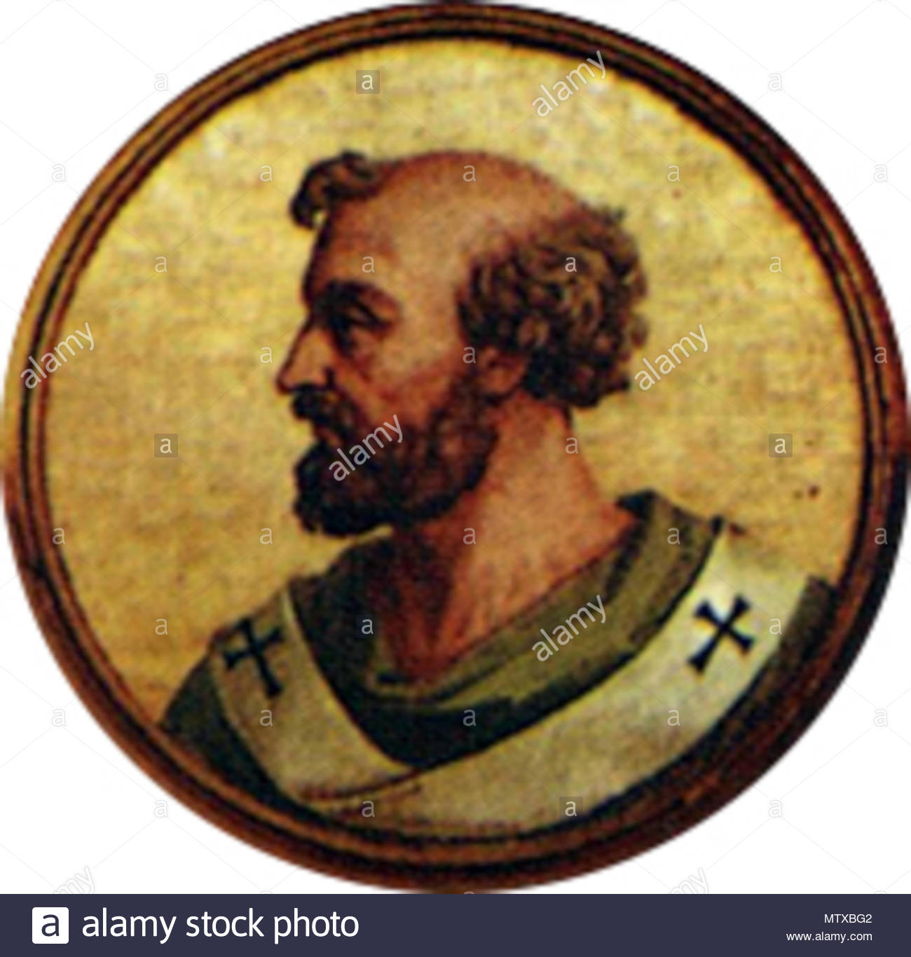 Inglés: Papa Adriano III, o 110º Papa. (C.835- .