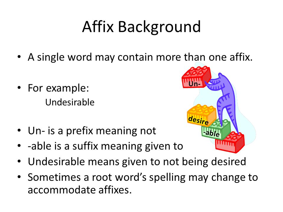 affix – Liberal Dictionary