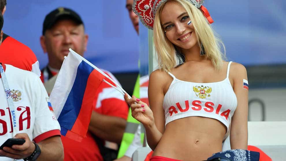 Natalya Nemchinova, la famosa aficionada de Rusia en el Mundial. Se ha.