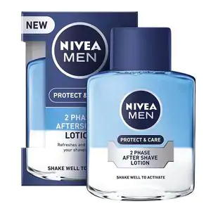 NIVEA MEN 2 Phase Aftershave Lotion Protect & Care, 100ml