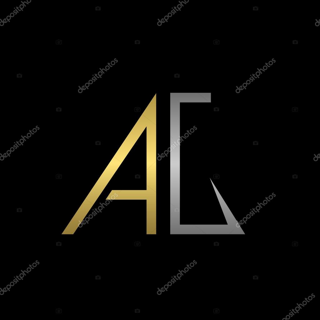 A oro y plata G Letras plantilla de logotipo para su empresa — Vector de  mishabokovan