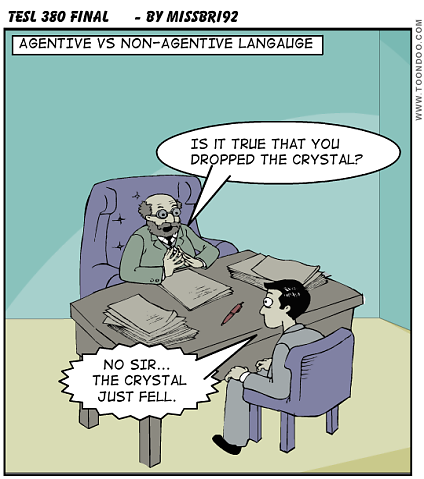 Non-Agentive Language