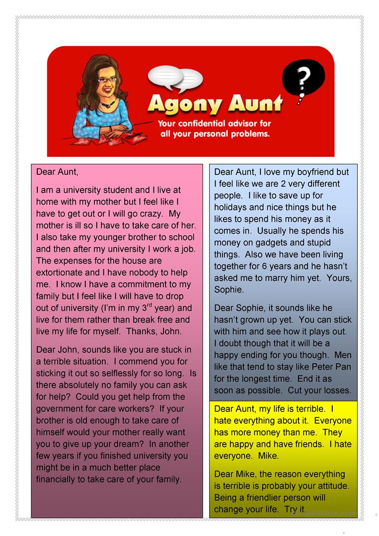 Agony Aunt Full screen
