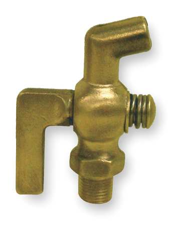 Air Cock, Size 3/8 In., Lever Handle