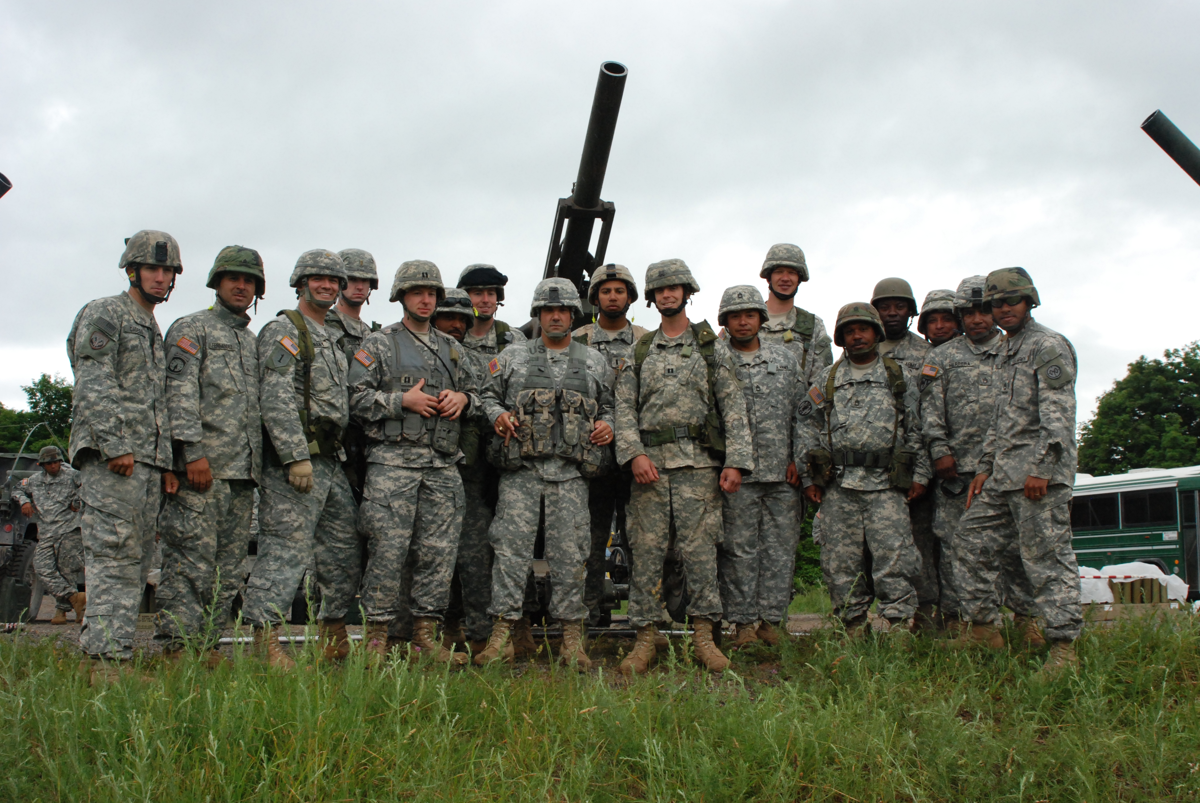 Unit photo of HHB 1 Battalion 258th Field Artillery