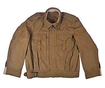 warreplica WW2 reproduction British 37 Pattern Battle Dress Uniform Wool  Tunic - Small