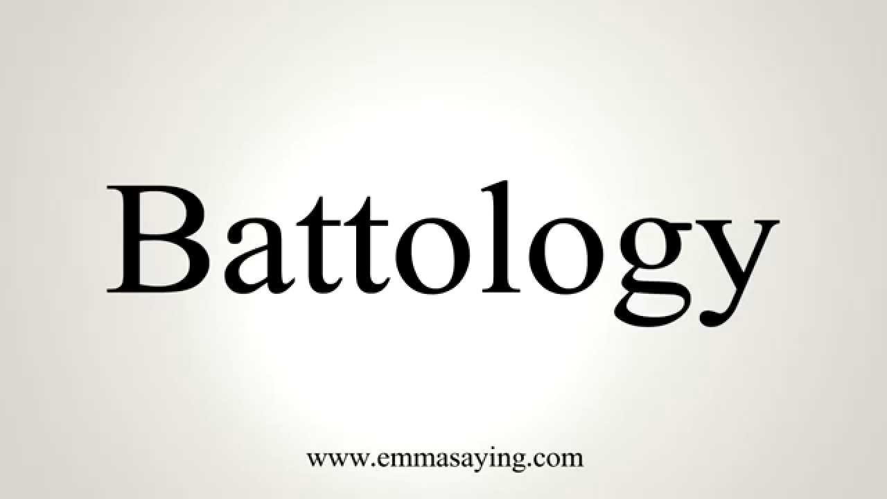 How to Pronounce Battology