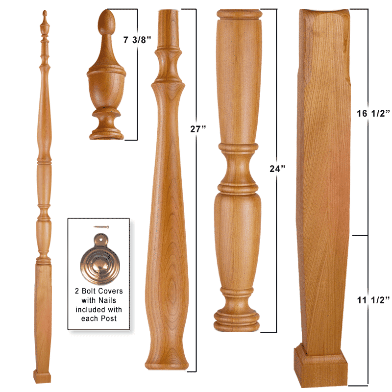 A0803, Turned Bed Post