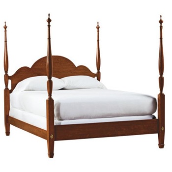 Morden wooden turned bed post support for sale