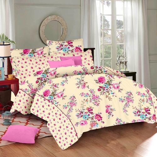 Jagmagahat Printed cotton bed quilt set, Size: 180 x 210 cm